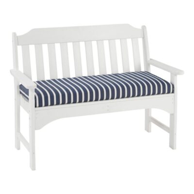 Casco Bay All-Weather Bench Cushion, Stripe