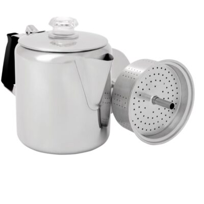 Glacier Stainless-Steel Percolator, Six-Cup