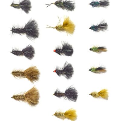 Umpqua 16-Piece Bugger Fly Selection