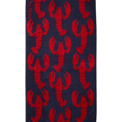 Seaside Beach Towel, Lobsters