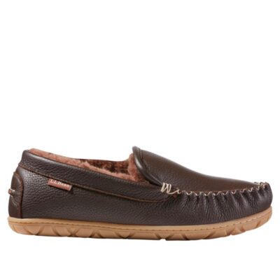 Men’s Wicked Good Slippers, Moosehide Venetian