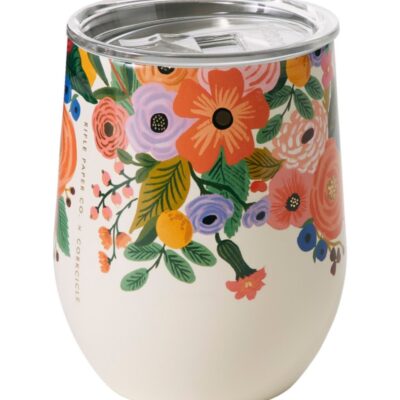 Corkcicle x Rifle Paper Co. Stemless Cup, Garden Party, 12 oz.