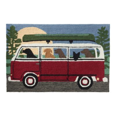 Indoor/Outdoor Vacationland Rug, Camping Trip