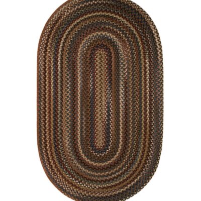 L.L.Bean Braided Wool Rug, Oval