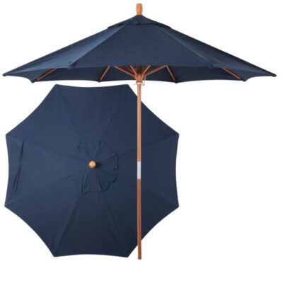 Sunbrella Market Umbrella, Wood