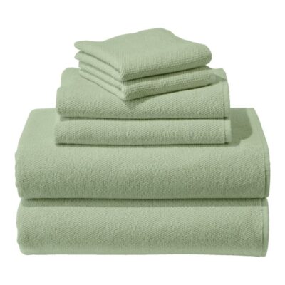 Organic Textured Cotton Towel Set