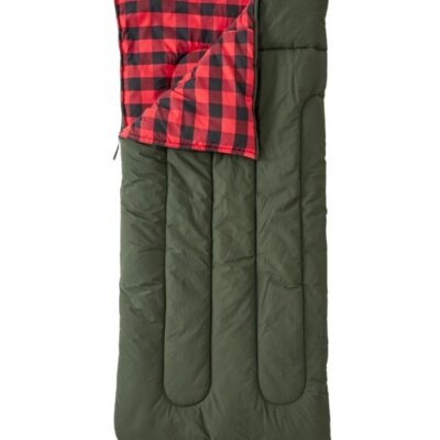 L.L.Bean Flannel Lined Camp Sleeping Bag, 20°