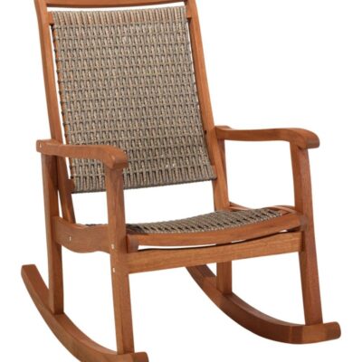 Wicker Eucalyptus Rocker