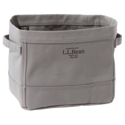 Canvas Storage Tote, Rectangular