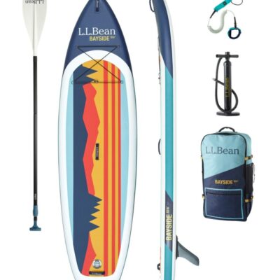 L.L.Bean Bayside Inflatable SUP Package, 10’6″