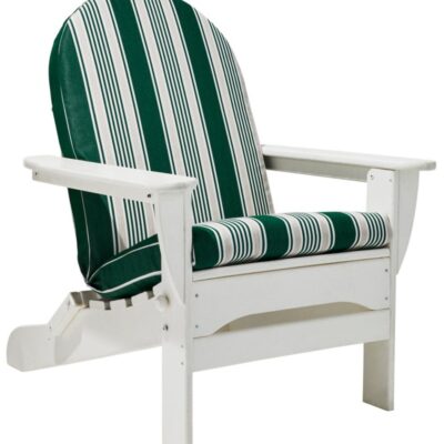 Casco Bay Adirondack Chair Seat and Back Cushion, Stripe