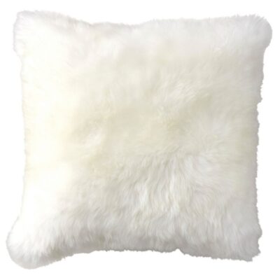 Sheepskin Throw Pillow, 14″ x 14″