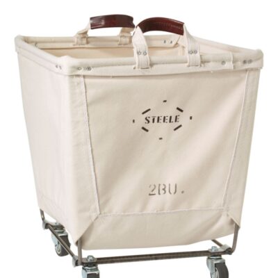 Steele Two Bushel Small Carry Basket with Casters