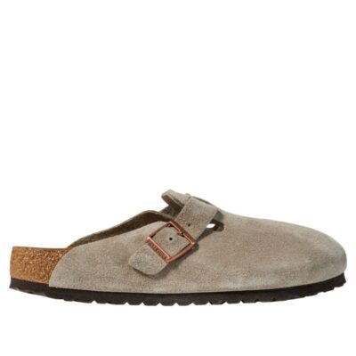 Men’s Birkenstock Soft Footbed Boston Clogs, Suede