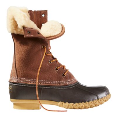 Women’s Bean Boots, 10″ Shearling-Lined Insulated Side Zip