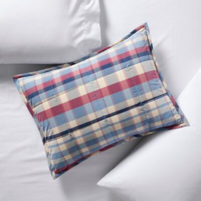 Ultrasoft Cotton Comforter Sham, Plaid