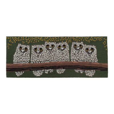 Indoor/Outdoor Vacationland Runner, Owls