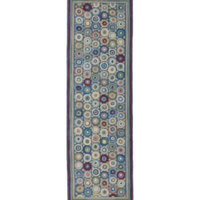 Bean’s Wool Hooked Runner, Coins