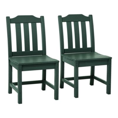 All-Weather Armless Chair, Set of Two